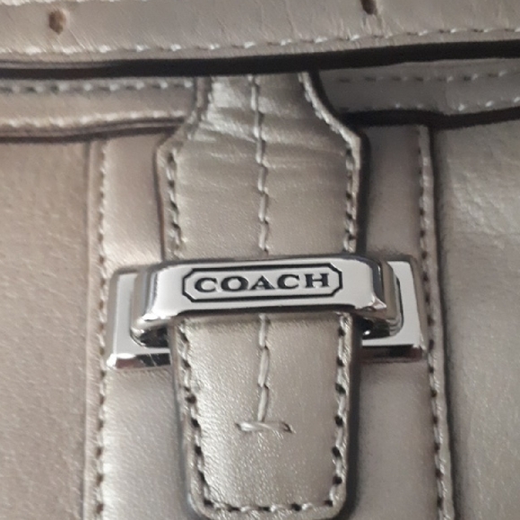 Coach Tan Leather Satchel - Picture 3 of 13